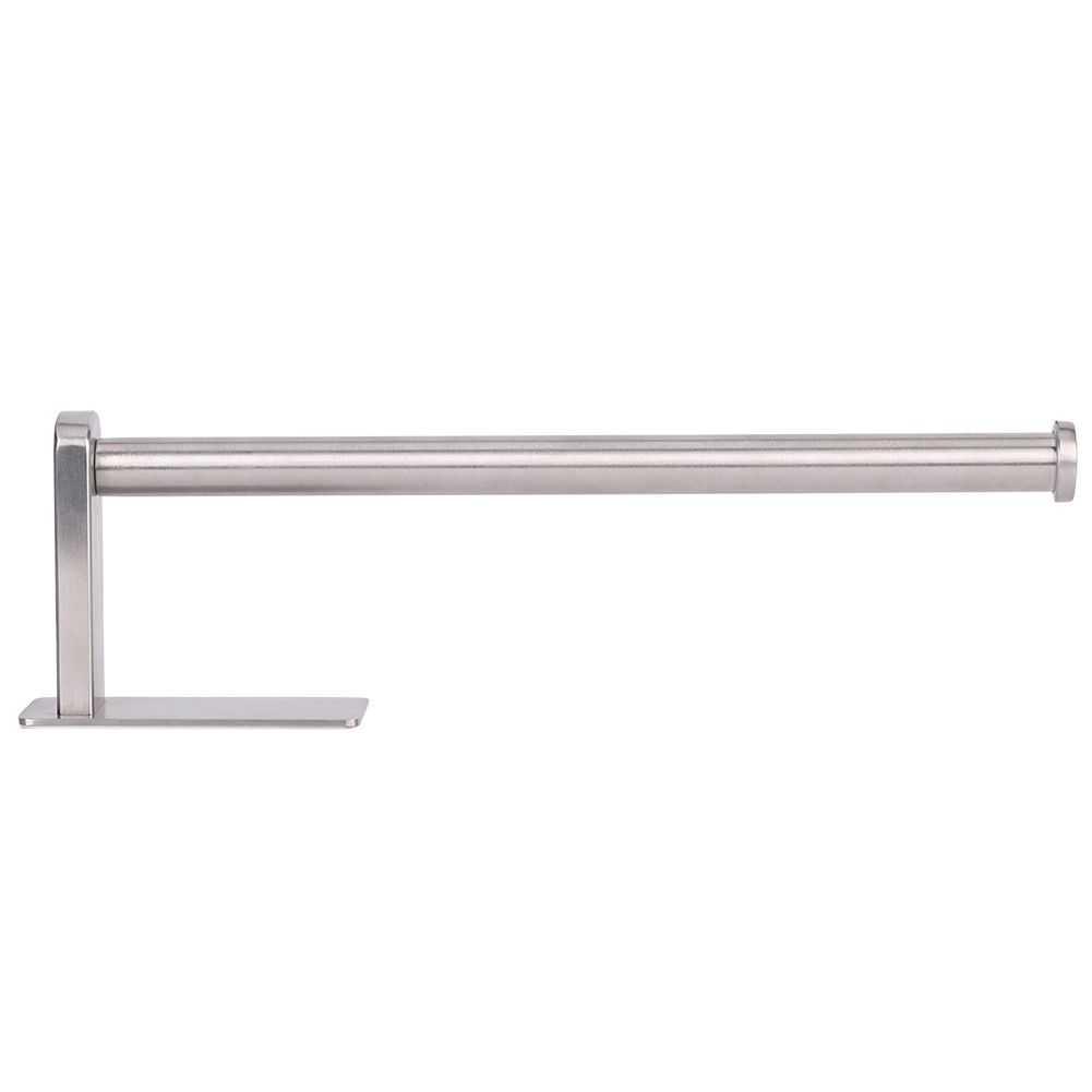 SUS304 Stainless Steel Brushed Self Adhesive Toilet Paper Holder Tissue Rack view 5