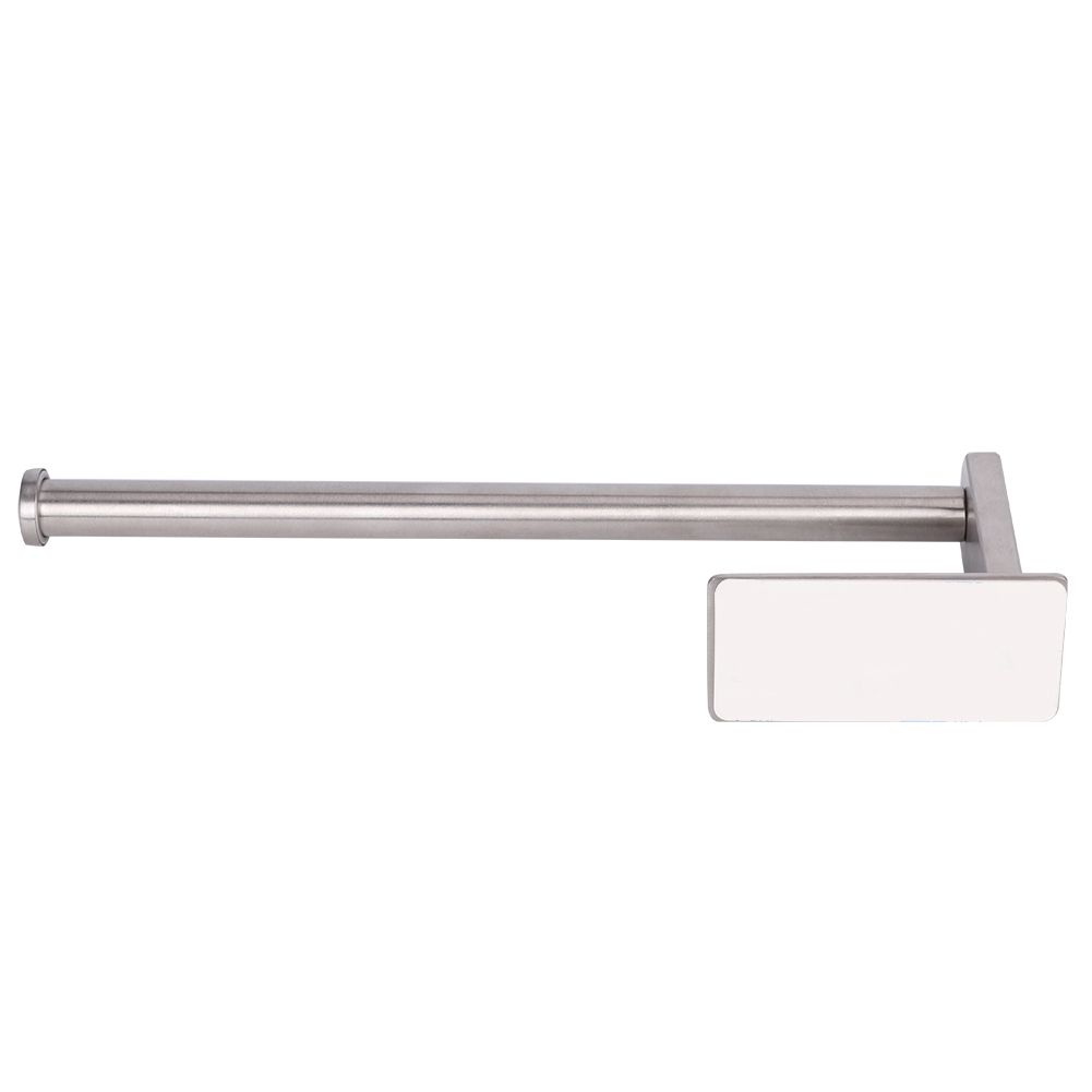 SUS304 Stainless Steel Brushed Self Adhesive Toilet Paper Holder Tissue Rack view 11