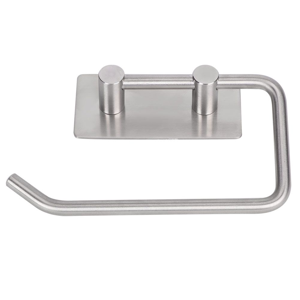 Stainless Steel Kitchen Roll Paper Rack Self Adhesive Towel Rack for Home view 3