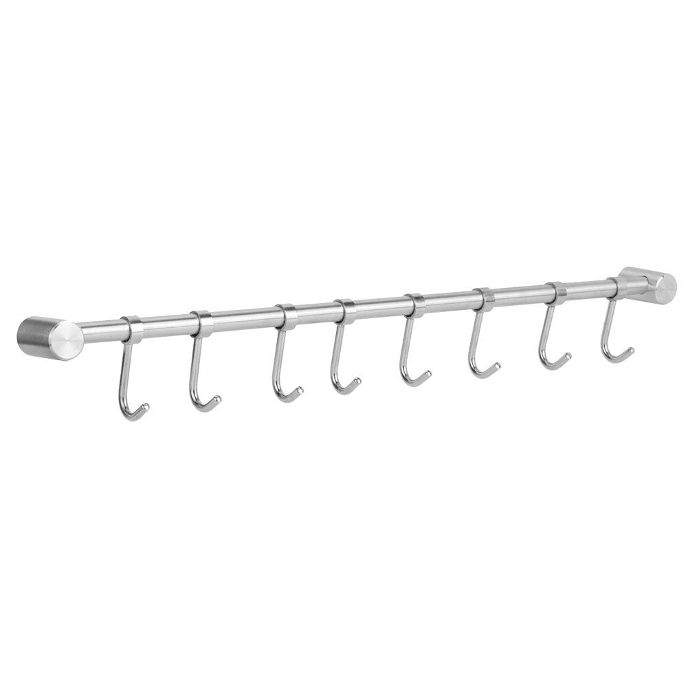 Stainless Steel Wall Hook Hanger Coat Robe Towel Hat Clothes Rack for Kitchen view 3