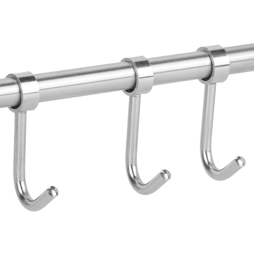 Stainless Steel Wall Hook Hanger Coat Robe Towel Hat Clothes Rack for Kitchen view 12