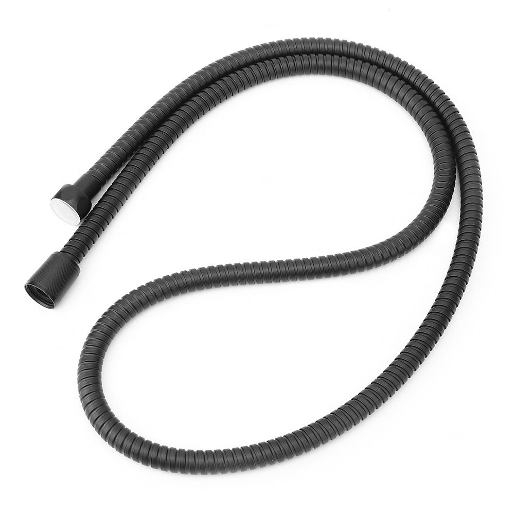 1.5m Matte Black High Pressure Stainless Steel Flexible Shower Hose Pipe view 6
