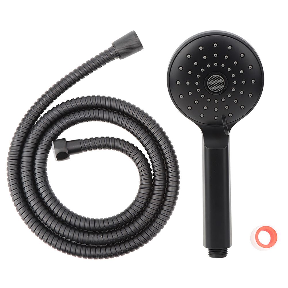 Multifunctional Handheld Shower Set High Pressure Shower Head Hose Kit Matte Black view 2