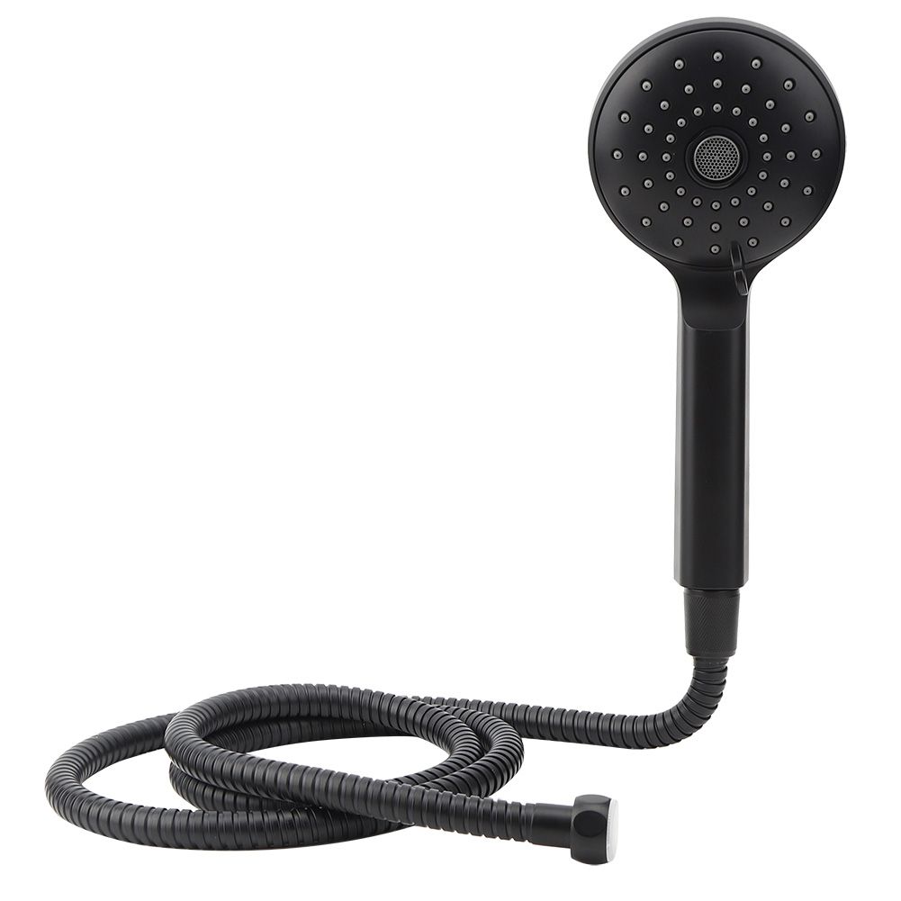 Multifunctional Handheld Shower Set High Pressure Shower Head Hose Kit Matte Black view 4