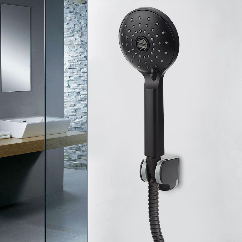 Multifunctional Handheld Shower Set High Pressure Shower Head Hose Kit Matte Black view 6