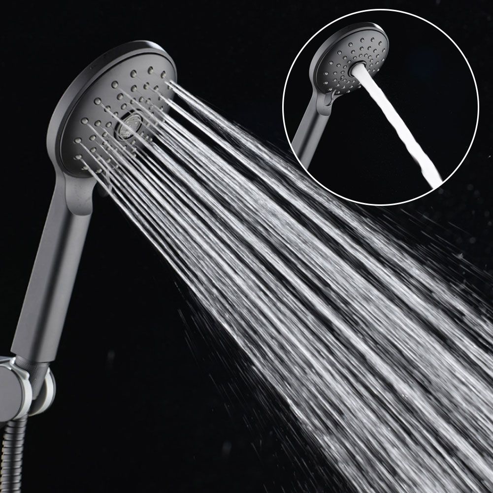 Matte Black Handheld Showerhead with Showerhead Holder Bracket Hose Bathroom Tools view 9