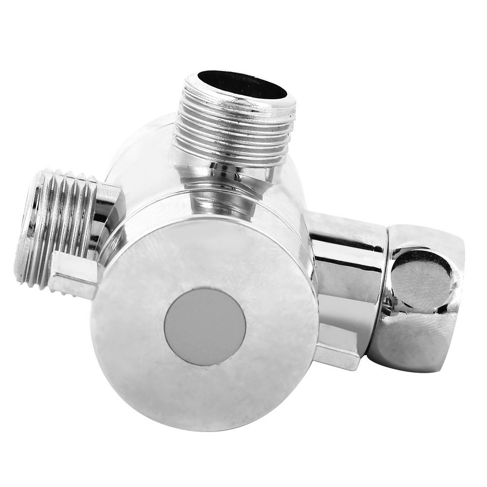 Multifunction G1/2 3‑Way Bath Shower Diverter Valve with Shower Head Holder view 4