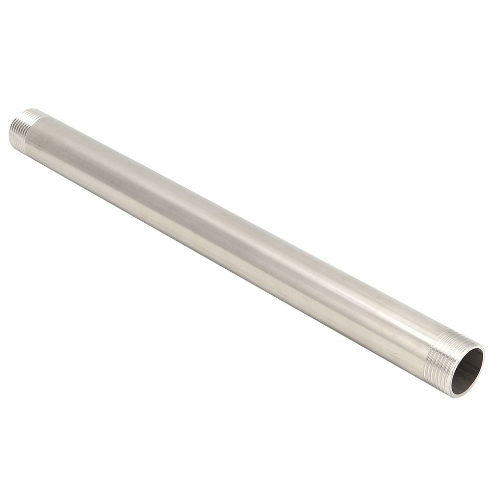 Stainless Steel Threaded Pipe Nipple Connector Fittings for Plumbing Hardware view 9