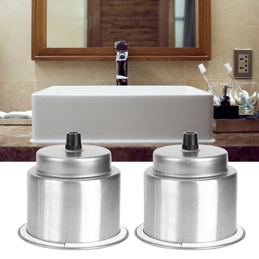 2Pcs Silver Stainless Steel Beverage Rack Bottle Holders Cup Stand Boat Supplies view 3