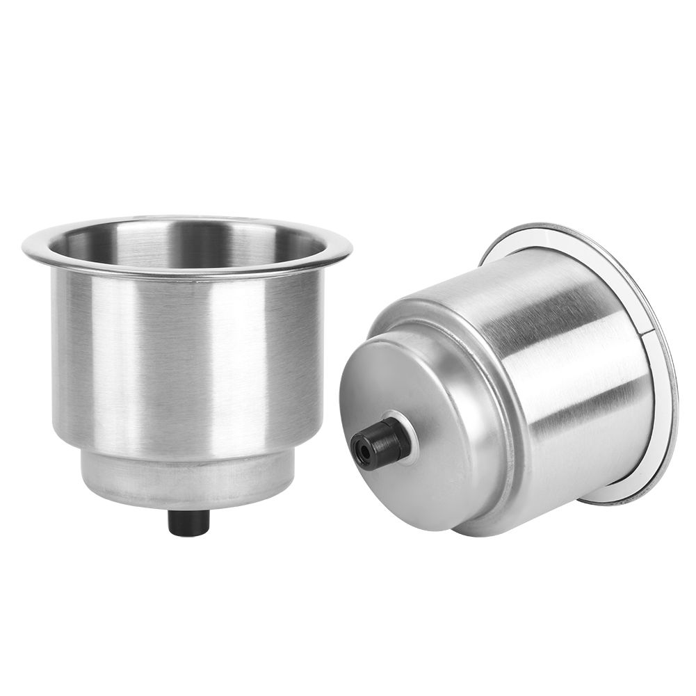 2Pcs Silver Stainless Steel Beverage Rack Bottle Holders Cup Stand Boat Supplies view 10