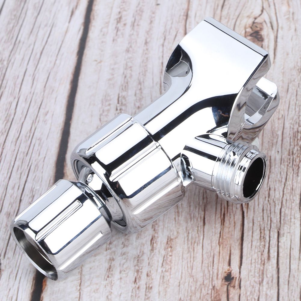 American Style Bath Shower Diverter Handheld Shower Head Adjustable Bracket view 3