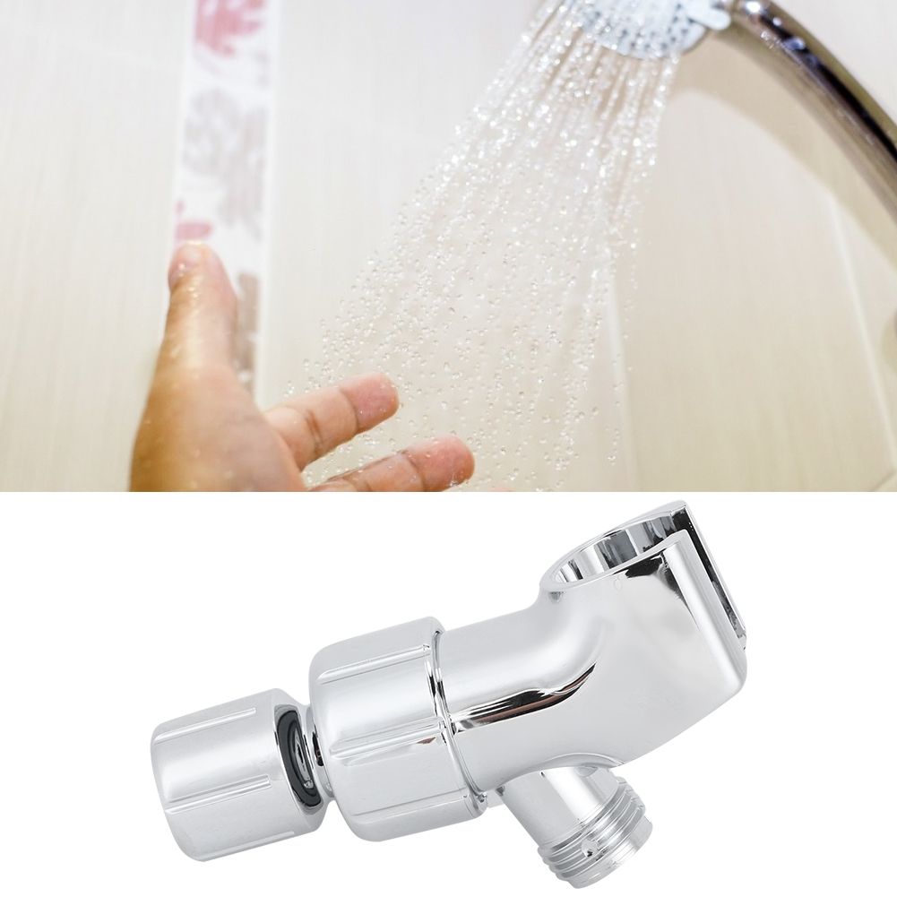 American Style Bath Shower Diverter Handheld Shower Head Adjustable Bracket view 4