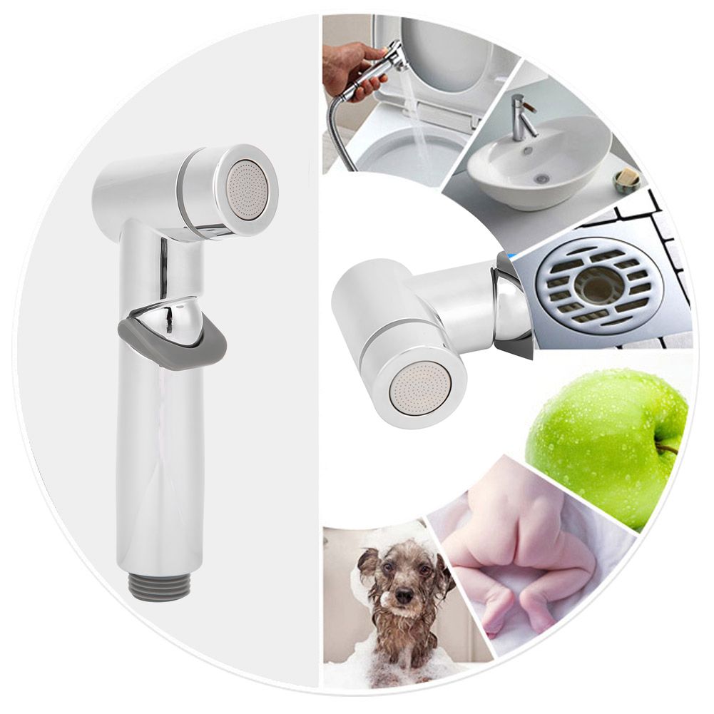 G1/2 Thread Plated ABS Stainless Steel Modern Simple Household Bidet Sprayer