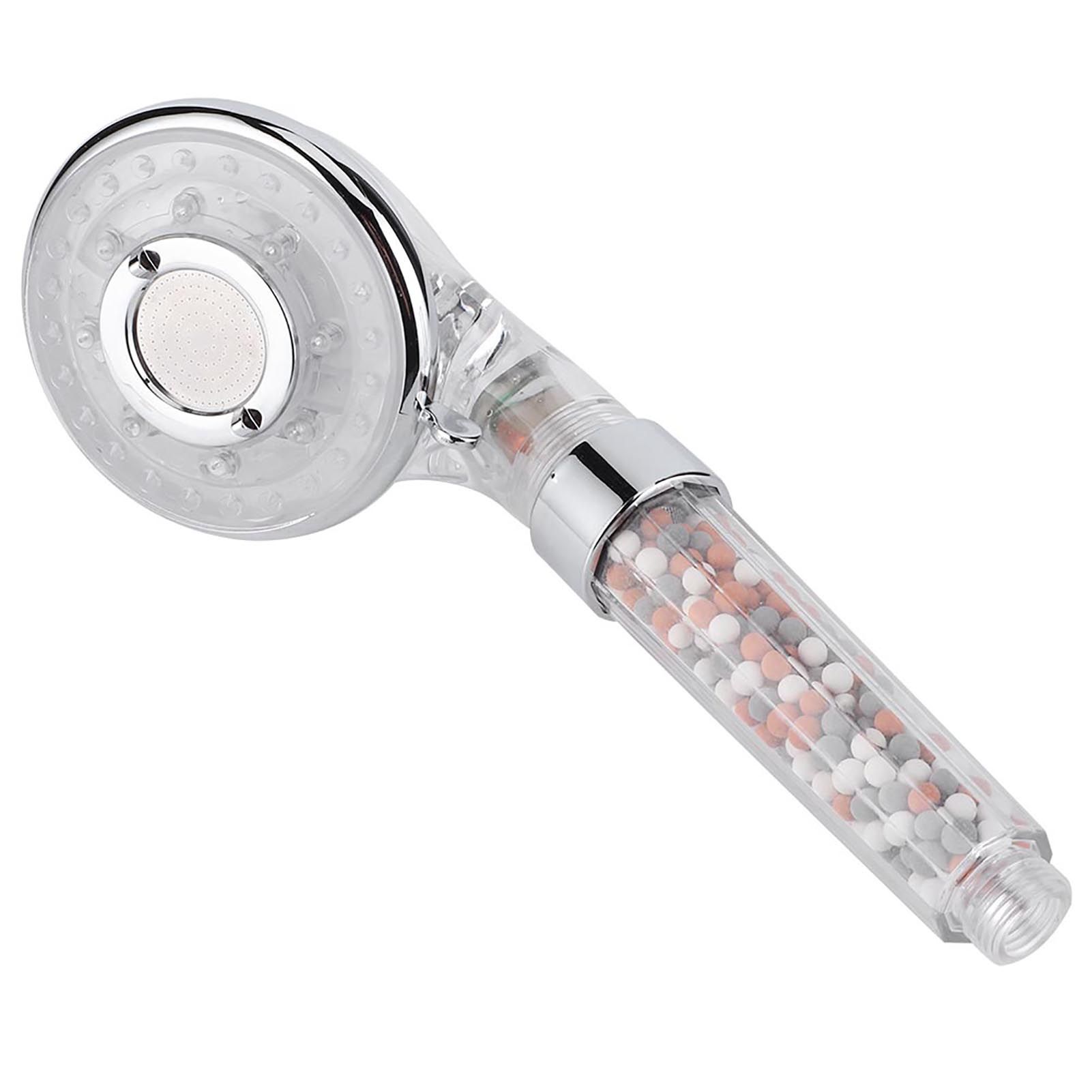 LED Negative Ion Shower Head Handheld WaterSaving Pressurized Hand Shower view 5