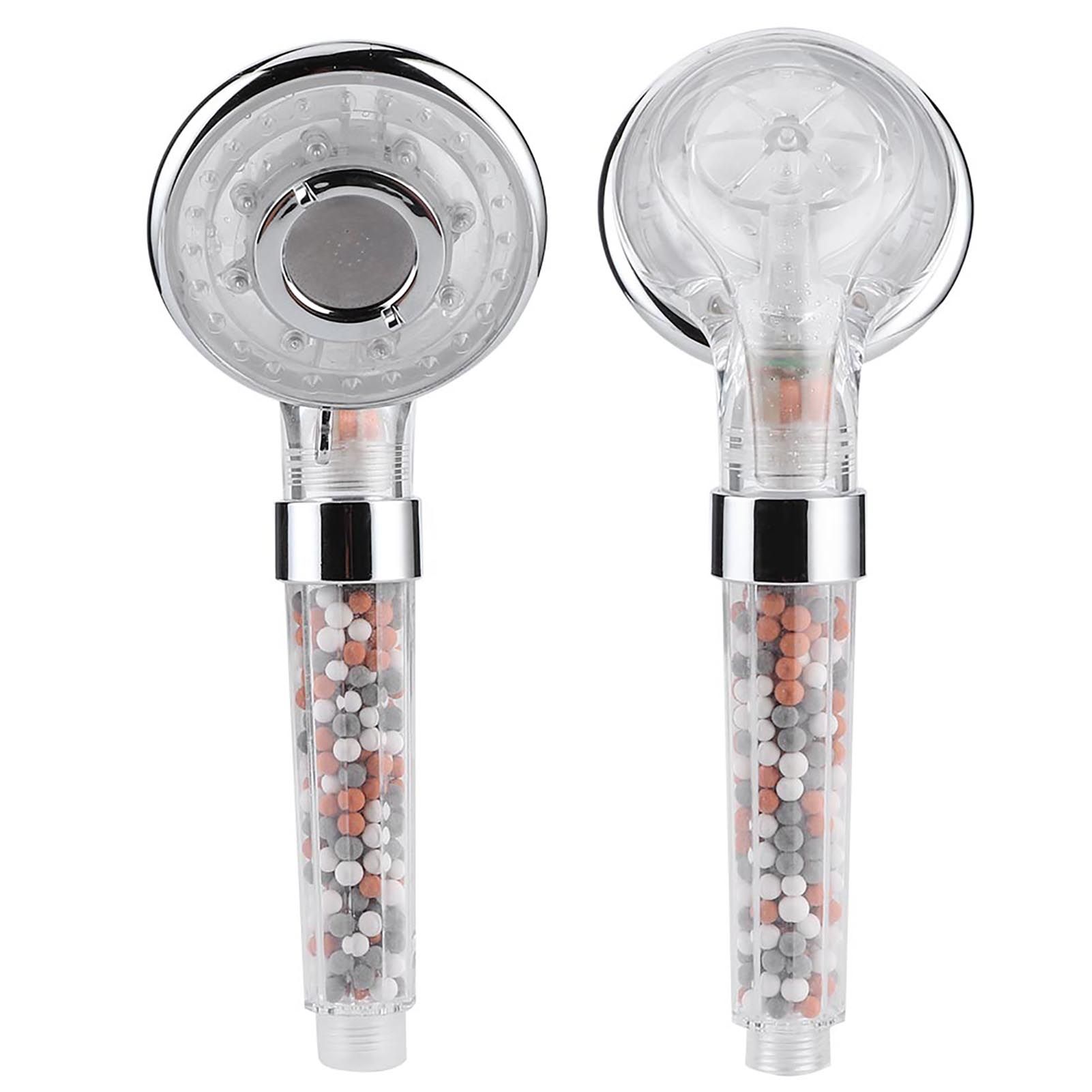 LED Negative Ion Shower Head Handheld WaterSaving Pressurized Hand Shower view 7