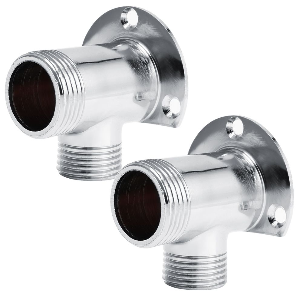 Inlet G1/2 Outlet G3/4 WallMounted Shower Head Faucet Adapter Bathroom Accessory view 2