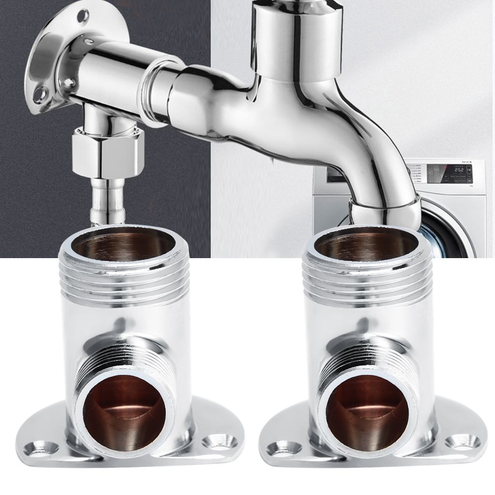 Inlet G1/2 Outlet G3/4 WallMounted Shower Head Faucet Adapter Bathroom Accessory view 10