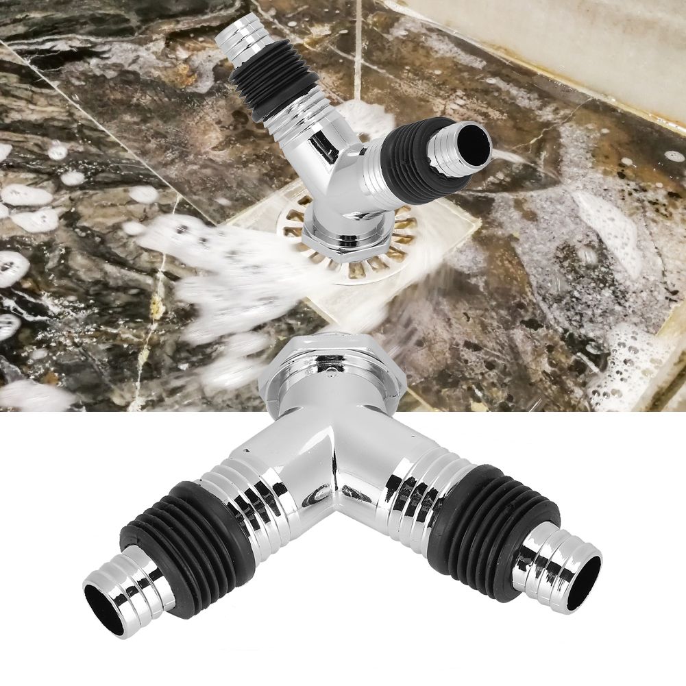DualPurpose Y Pipe Connector Floor Drain Tee Joint Adapter Drain Sealing Tool view 9