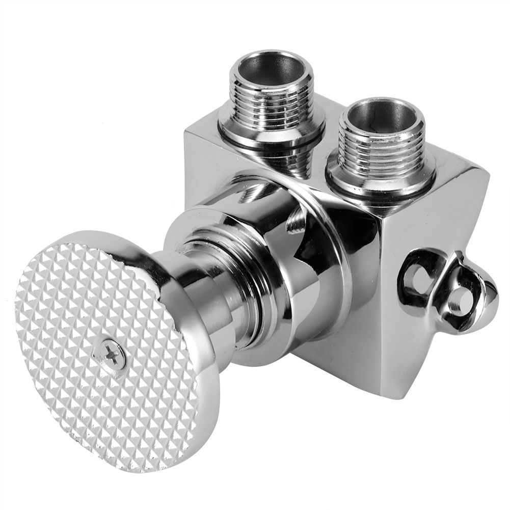 G1/2in Thread Copper Floor Foot Pedal Control Switch Valve Automatic Cold view 6