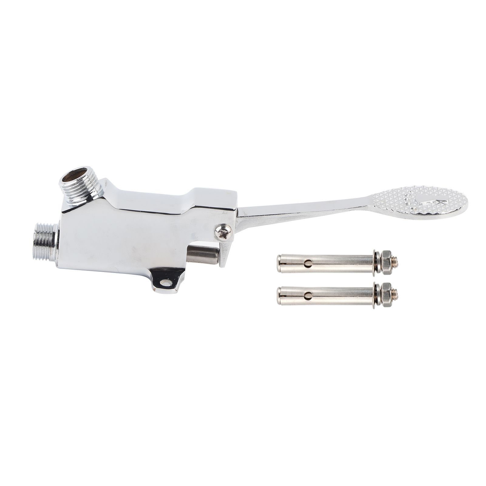 G1/2 Thread Floor Mount Foot Pedal Valve for Hospital Laboratory Factory Water view 2