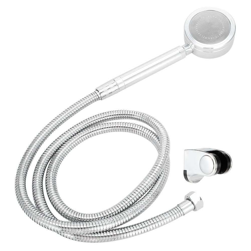 Handheld Shower Head with Hose Holder High Pressure Spray Head Kit for Home view 3