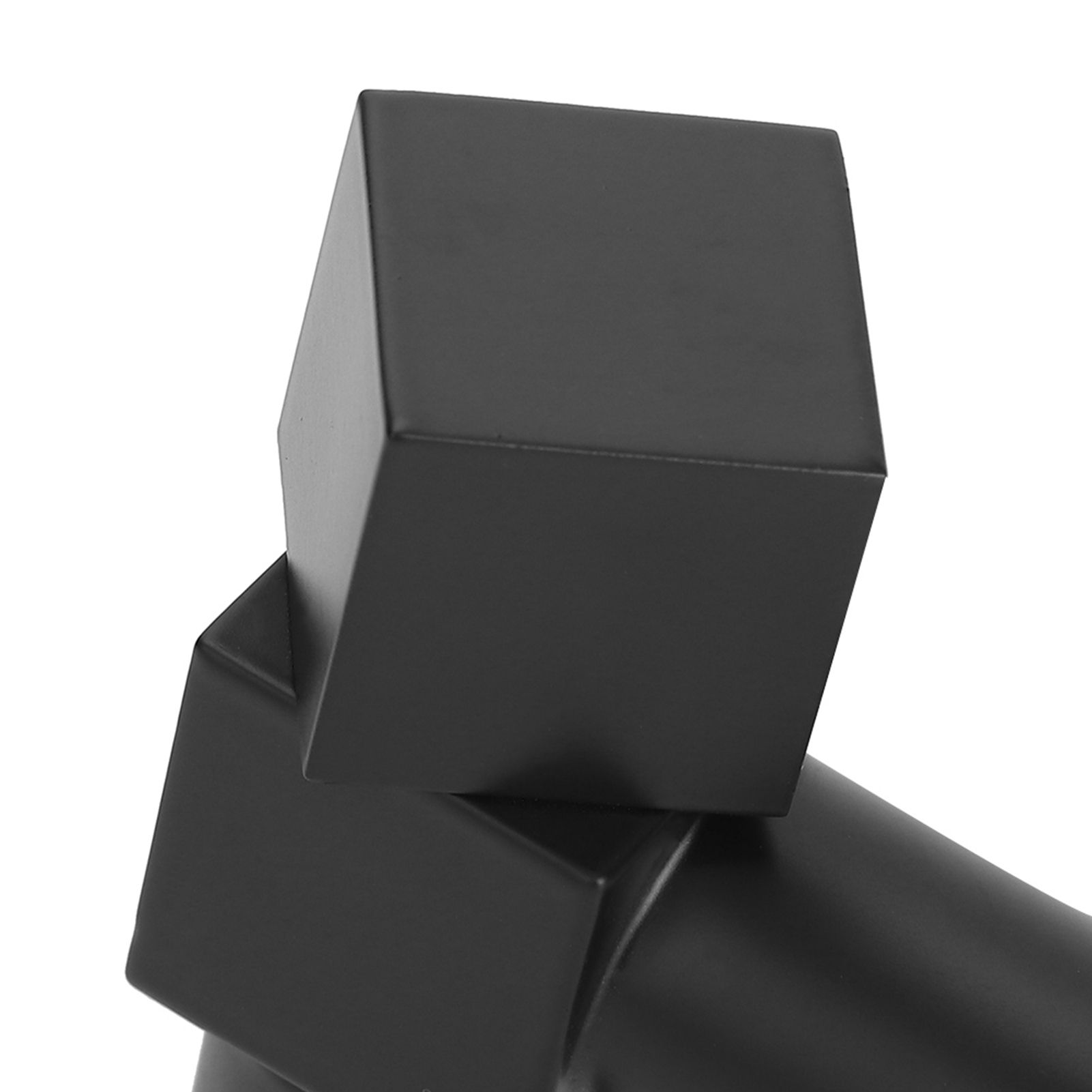 G1/2 Thread Black Copper Faucet Wall Mounted Single Cold Water Tap Bathroom view 12