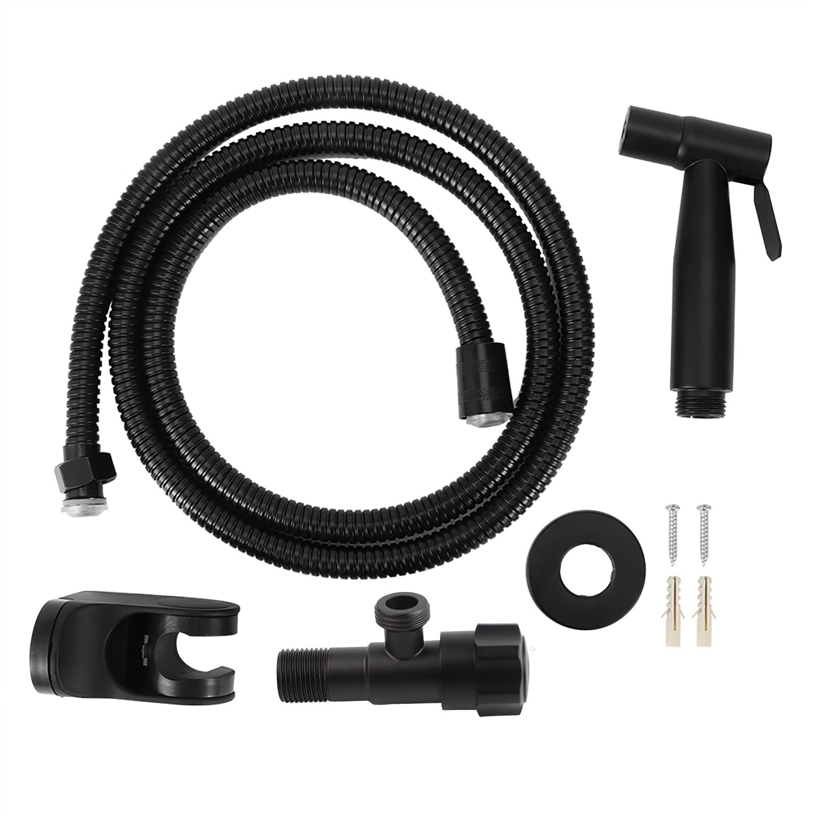 G1/2 Thread Bidet Sprayer Set Stainless Steel Bathroom Toilet Bidet Sprayer view 2