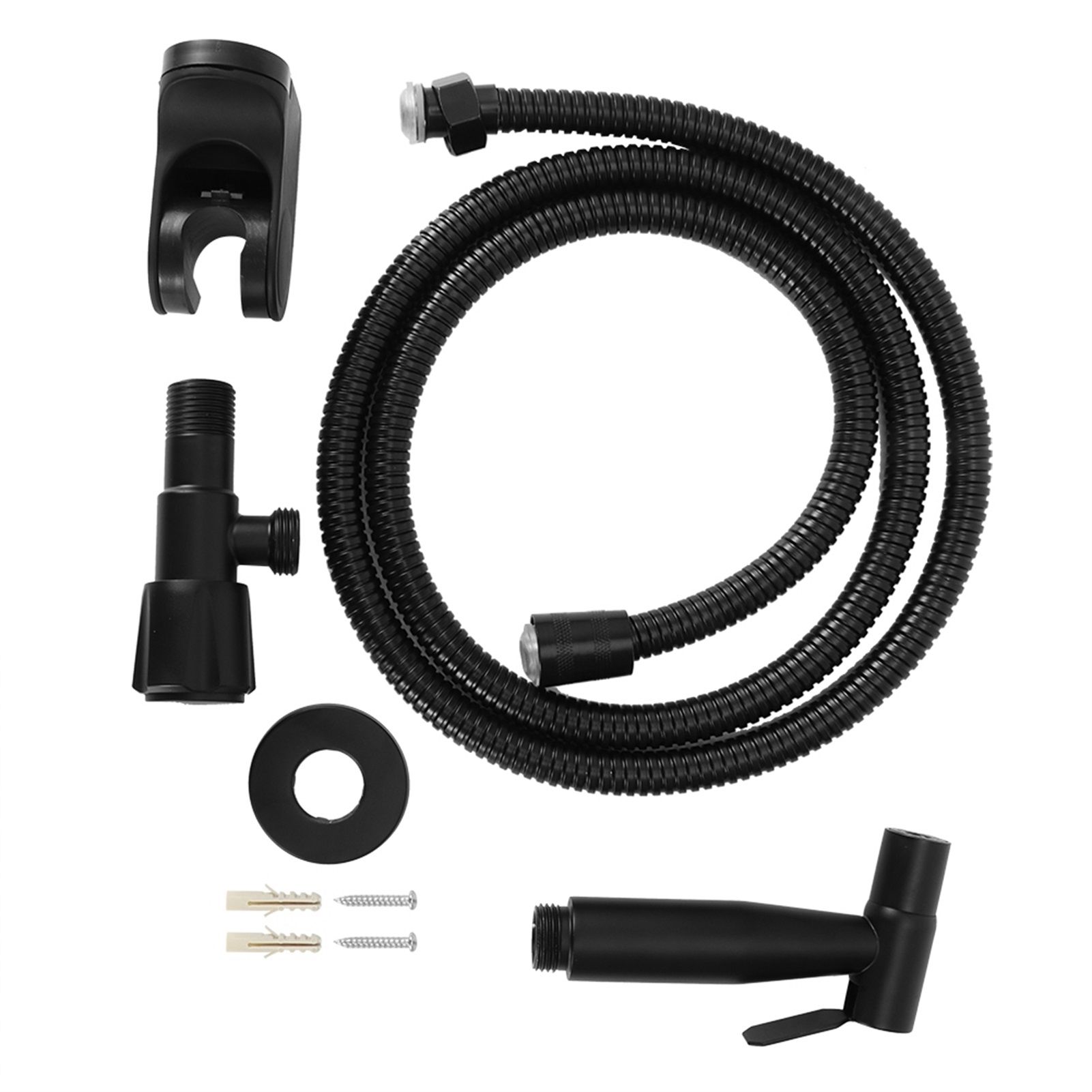 G1/2 Thread Bidet Sprayer Set Stainless Steel Bathroom Toilet Bidet Sprayer view 6