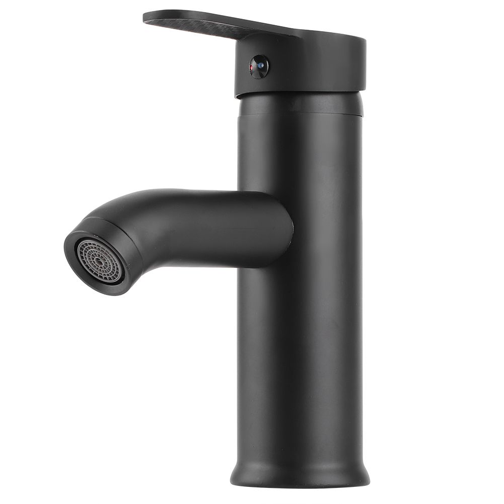 Stainless Steel Bathroom Basin Faucet Sink Washbasin Hot Cold Water Mixer Tap view 3