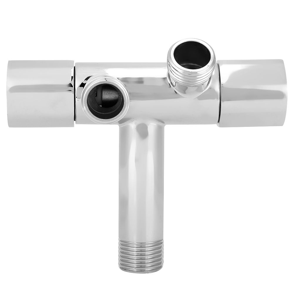 G1/2in Thread Brass 1 Inlet 2 Outlet Angle Valve ThreeWay Diverter Valve view 5