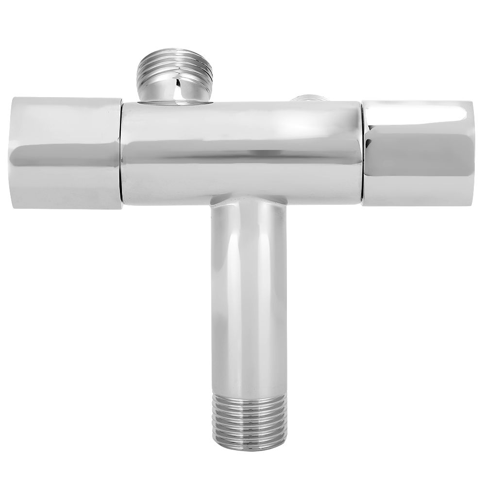 G1/2in Thread Brass 1 Inlet 2 Outlet Angle Valve ThreeWay Diverter Valve view 6