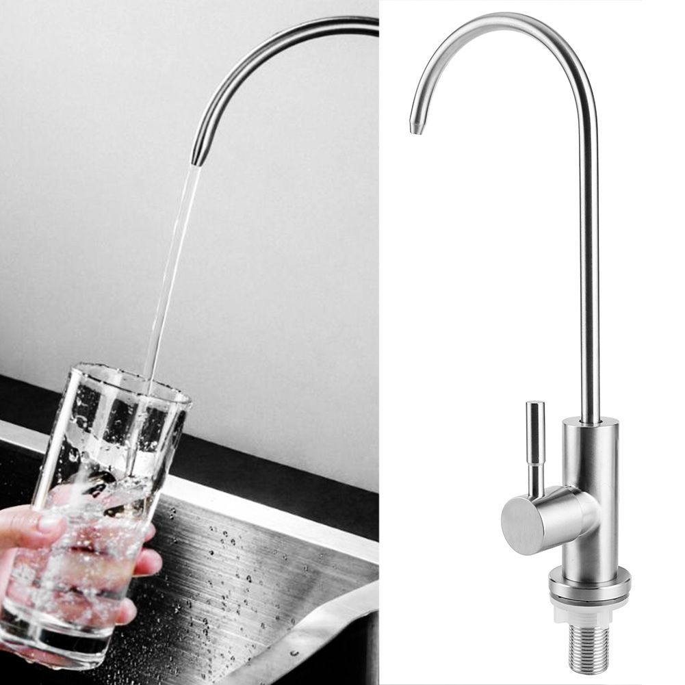 G1/2in 304 Stainless Steel Kitchen Drinking Water Tap Faucet for RO Water view 9