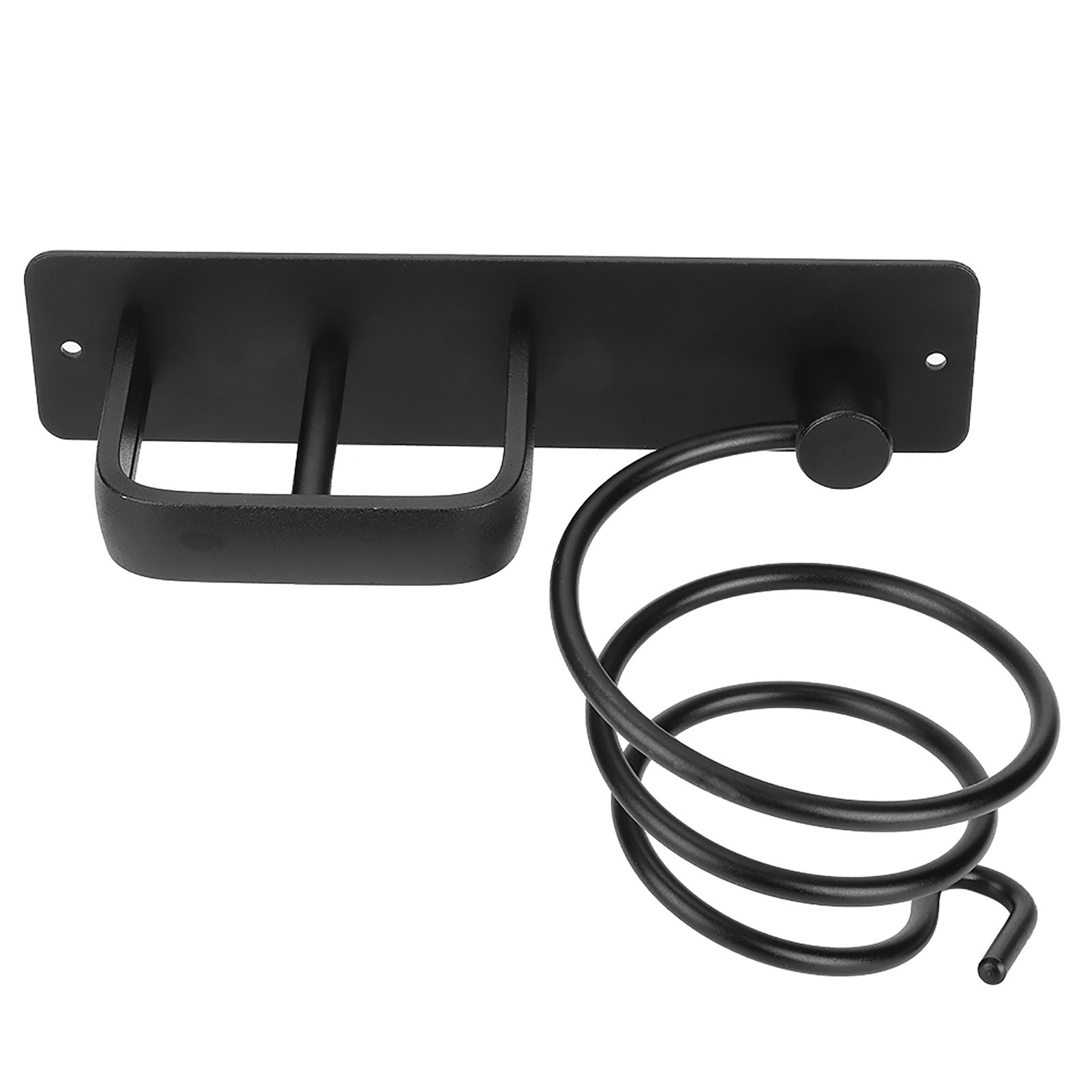 Space Aluminum Wall Mounted Hair Dryer Holder Spiral Hair Care Tools Hanging view 5
