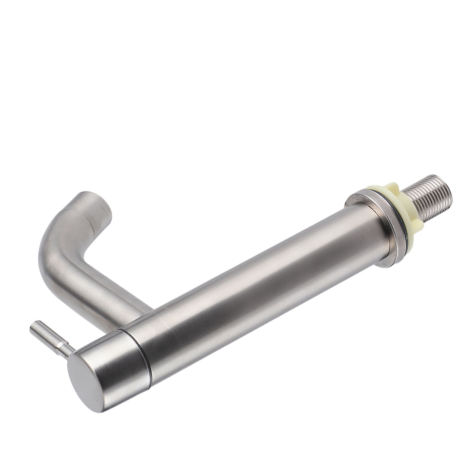 G1/2 Stainless Steel Brushed Single Cold Faucet Wash Basin Water Tap Bathroom view 3