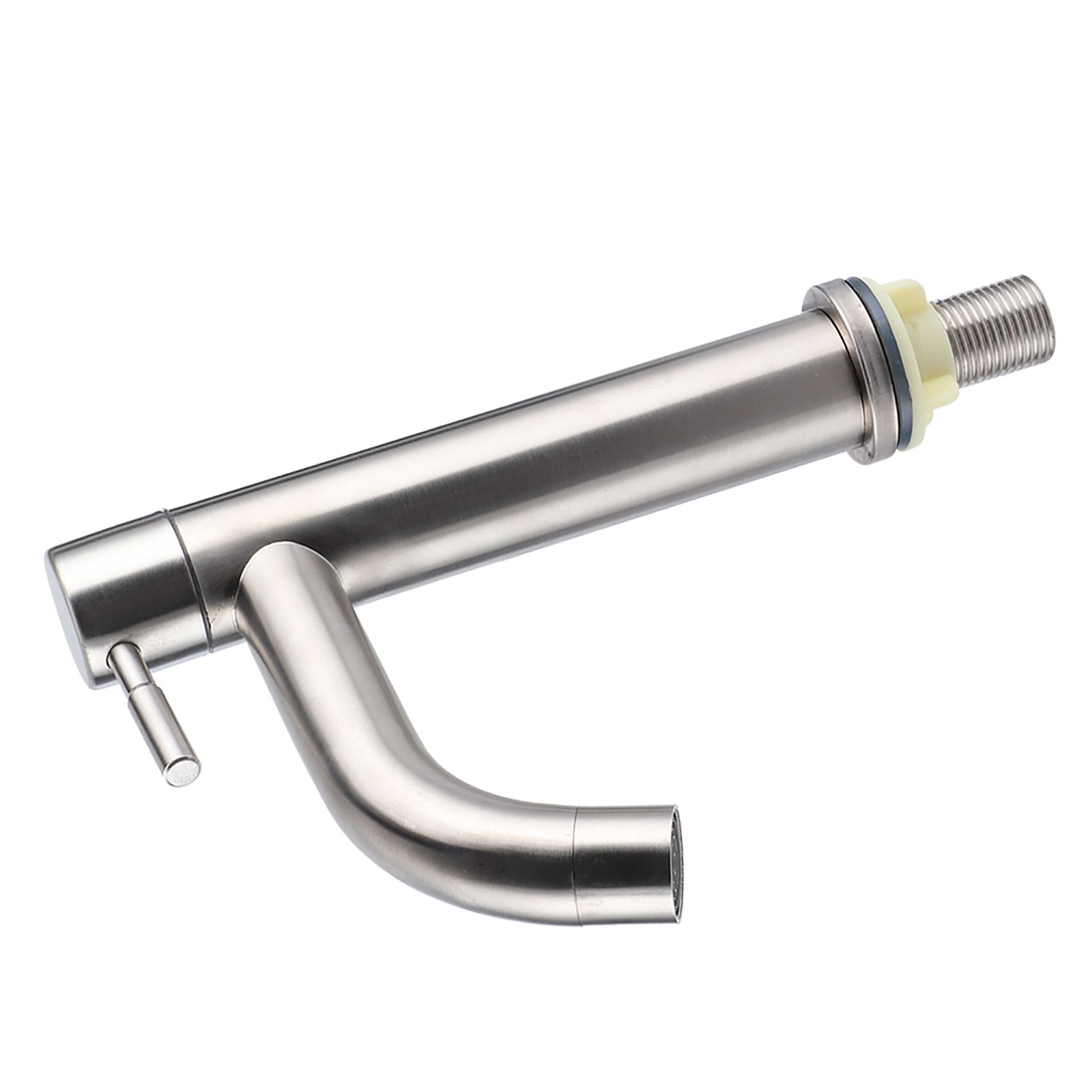 G1/2 Stainless Steel Brushed Single Cold Faucet Wash Basin Water Tap Bathroom view 4
