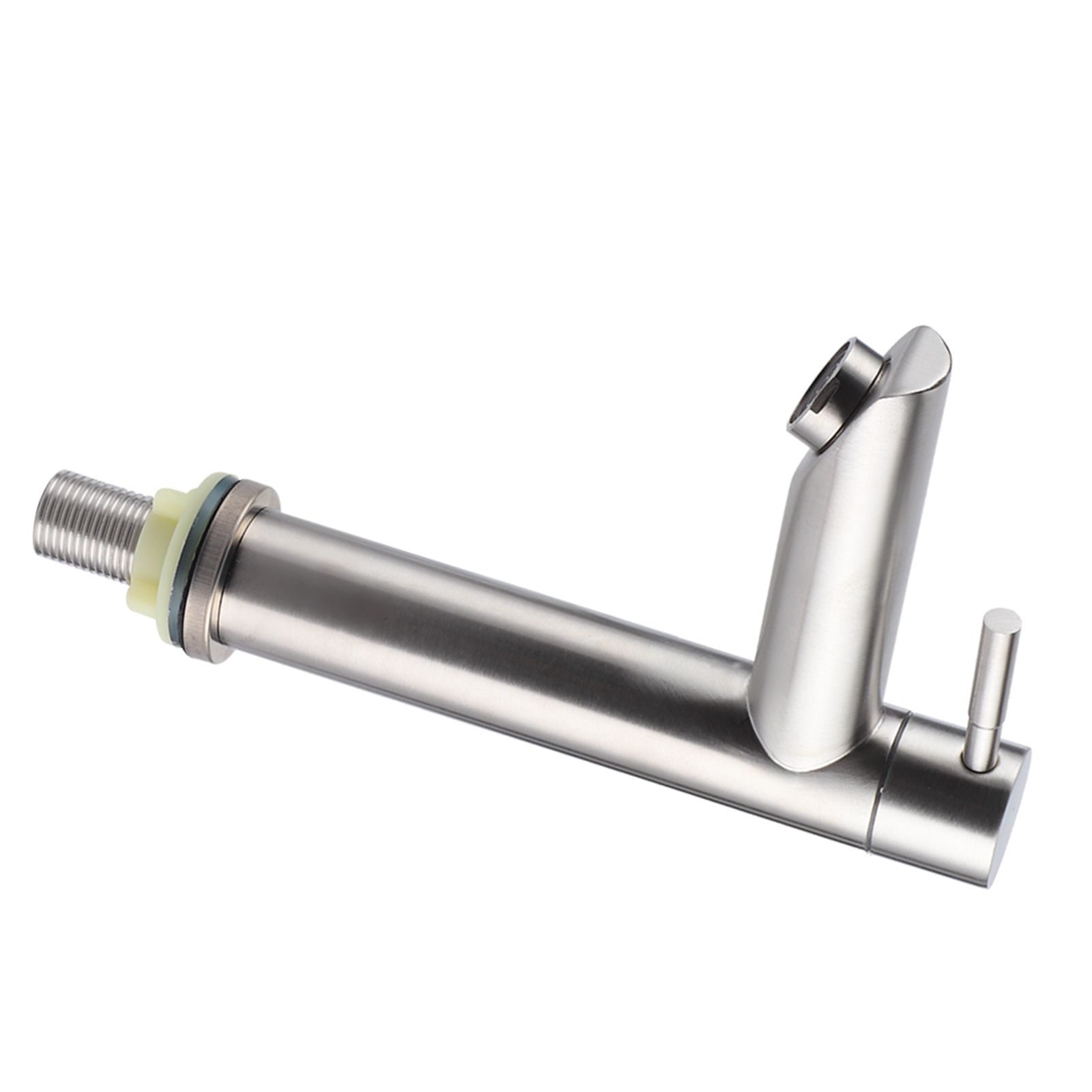 G1/2 Stainless Steel Brushed Single Cold Faucet Wash Basin Water Tap Bathroom