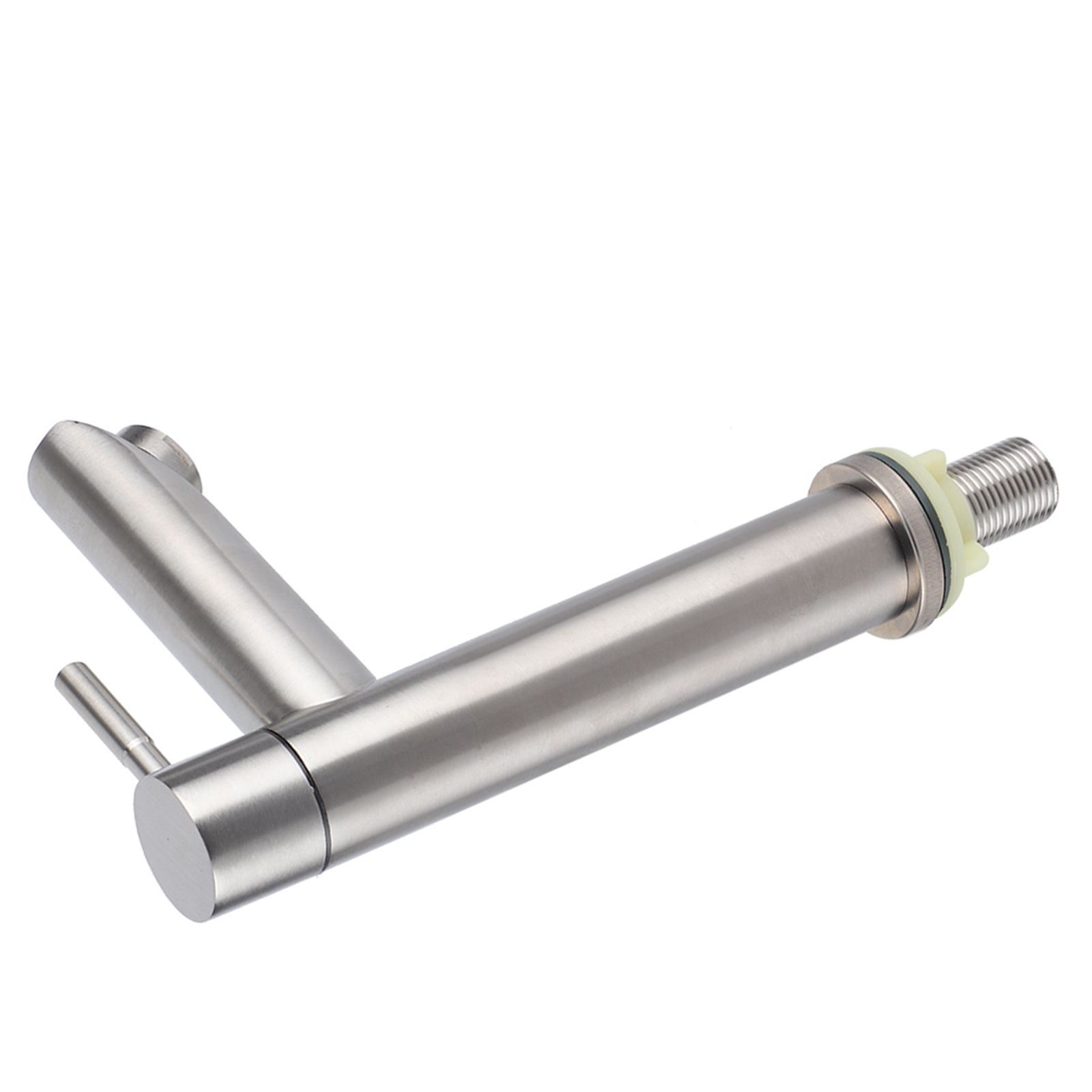 G1/2 Stainless Steel Brushed Single Cold Faucet Wash Basin Water Tap Bathroom view 3
