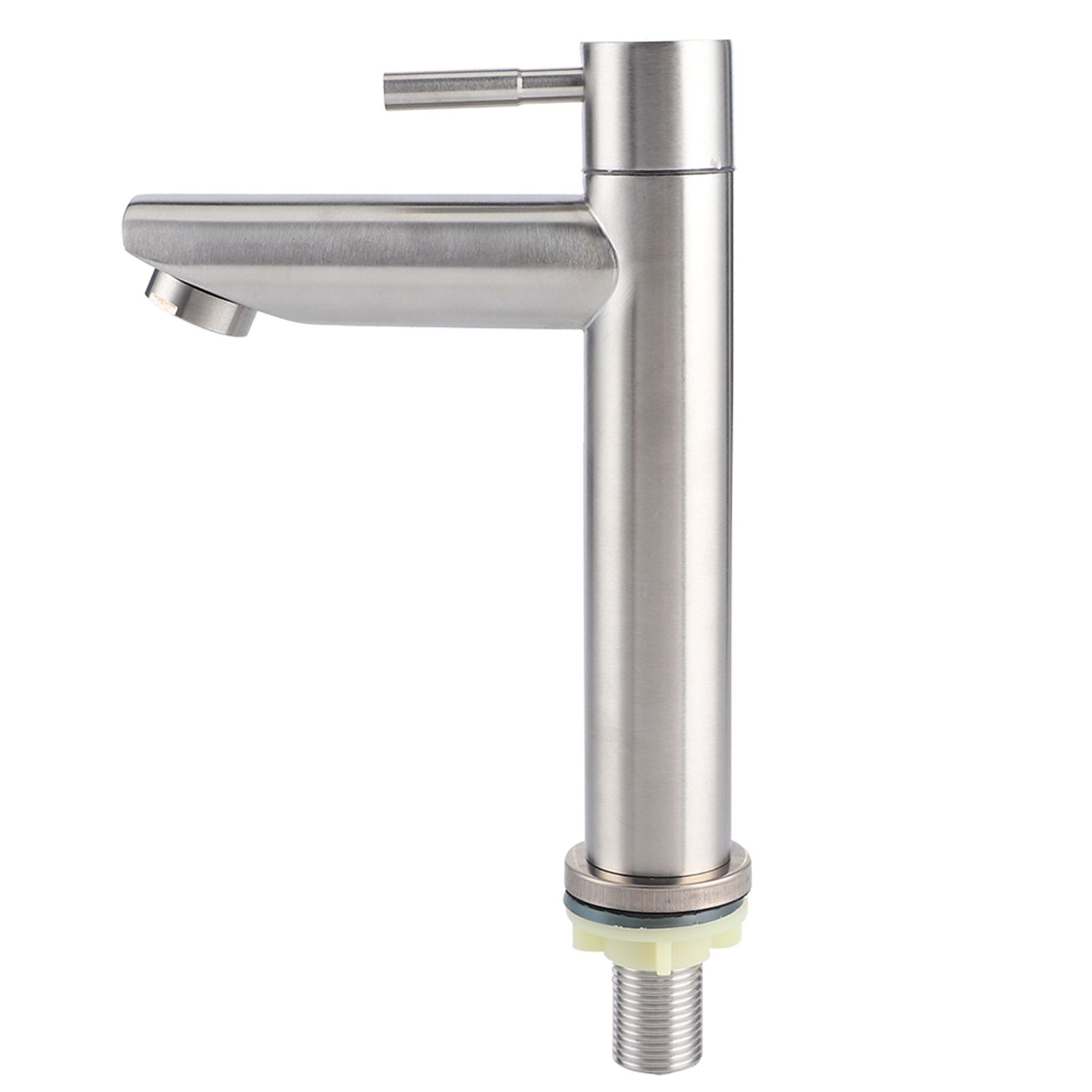 G1/2 Stainless Steel Brushed Single Cold Faucet Wash Basin Water Tap Bathroom view 5