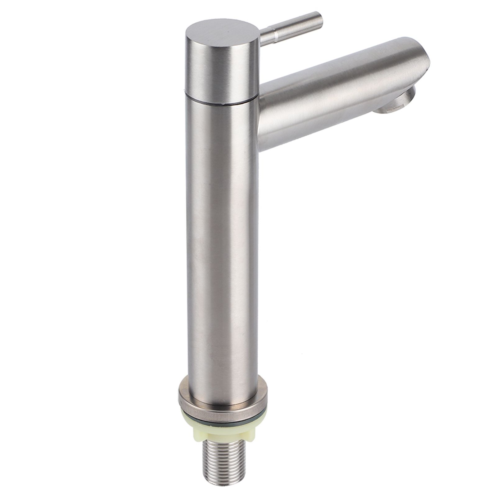 G1/2 Stainless Steel Brushed Single Cold Faucet Wash Basin Water Tap Bathroom view 8