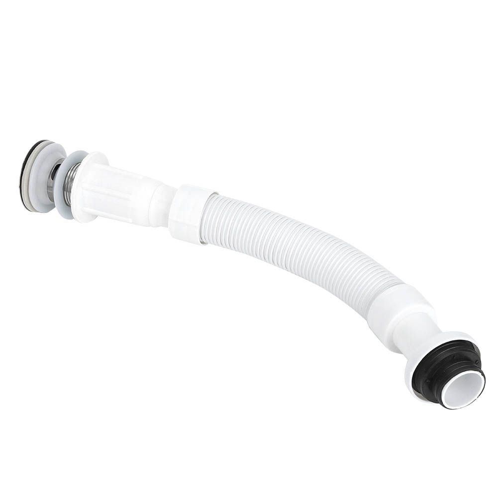 37mm Kitchen Basin Single Drain Pipe OdorProof S Bend Water DownFlow Pipe — image 1