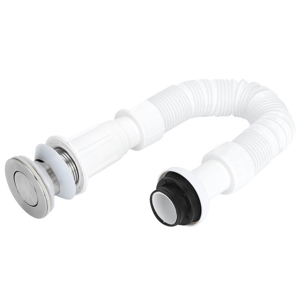 37mm Kitchen Basin Single Drain Pipe OdorProof S Bend Water DownFlow Pipe view 3