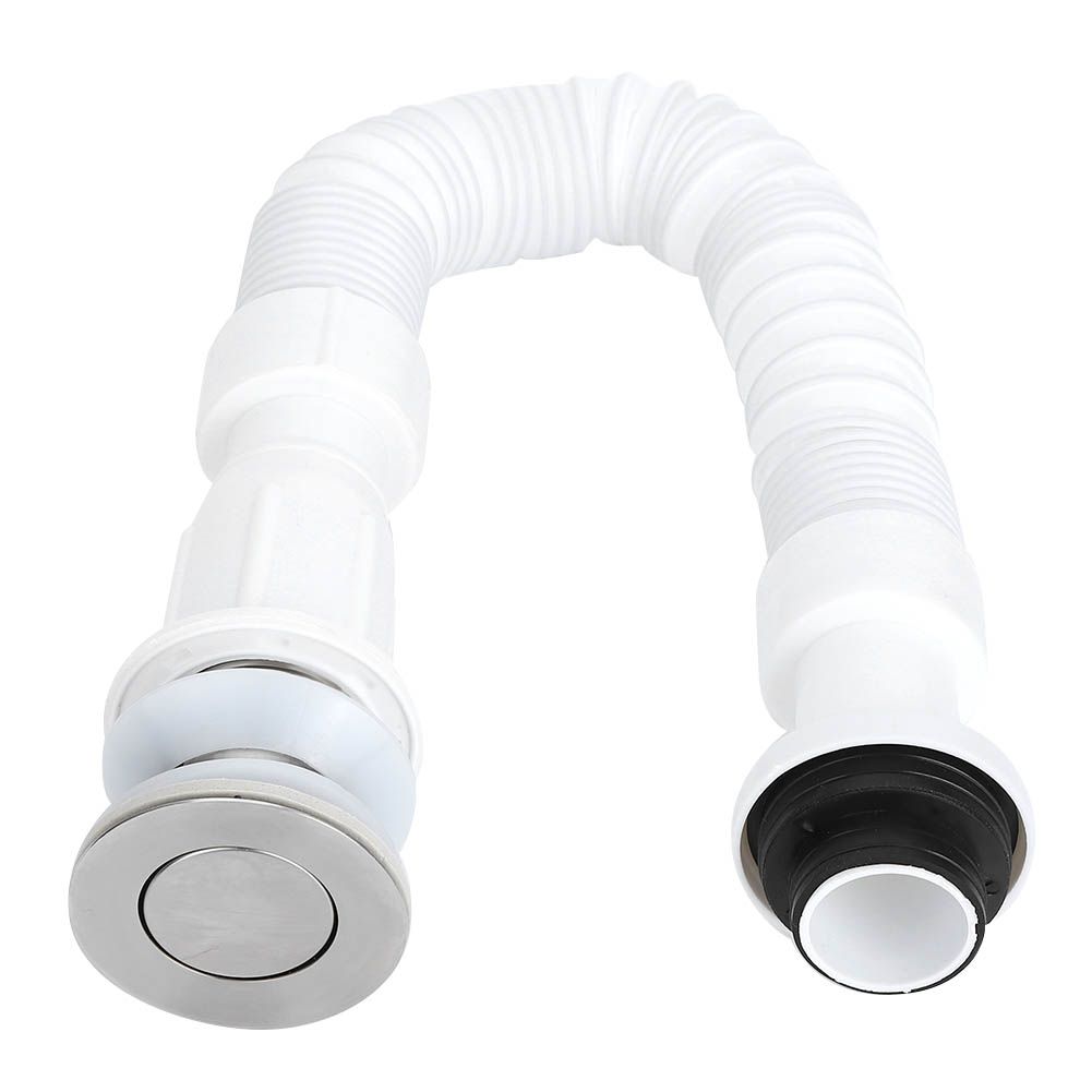 37mm Kitchen Basin Single Drain Pipe OdorProof S Bend Water DownFlow Pipe view 5