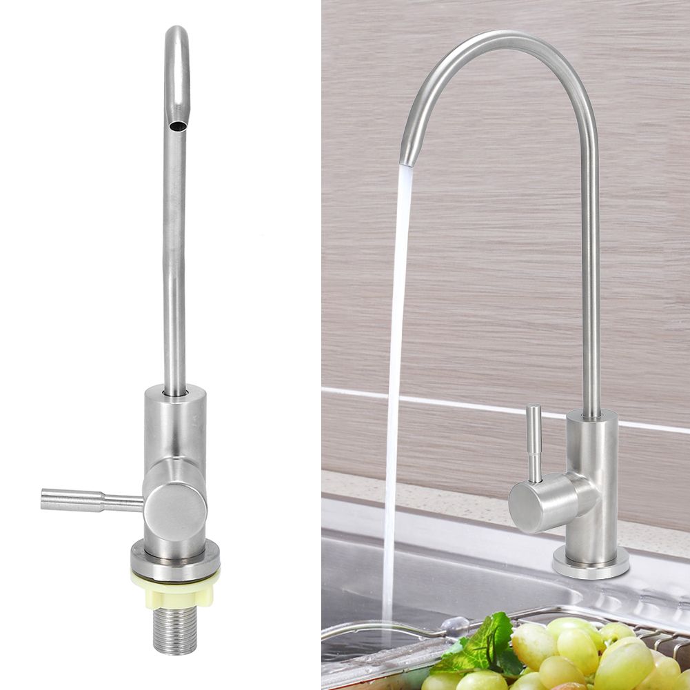 G1/2in Thread Kitchen Water Filter Faucet LeadFree Water Tap for Reverse view 9