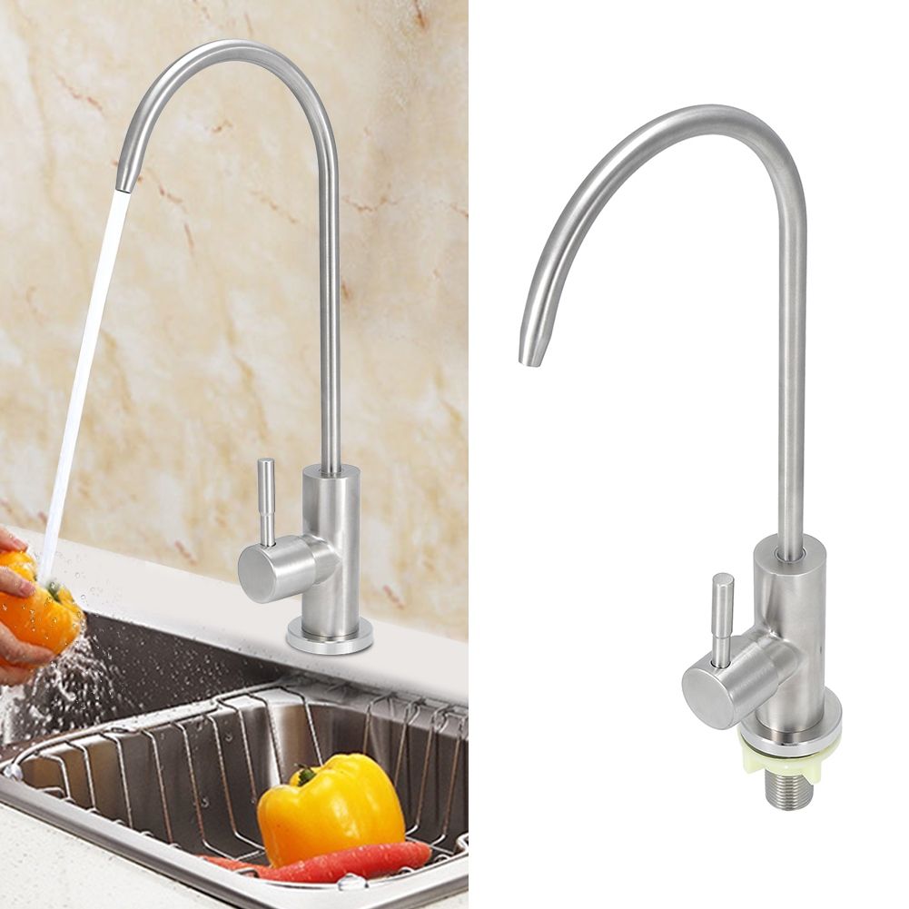 G1/2in Thread Kitchen Water Filter Faucet LeadFree Water Tap for Reverse view 10