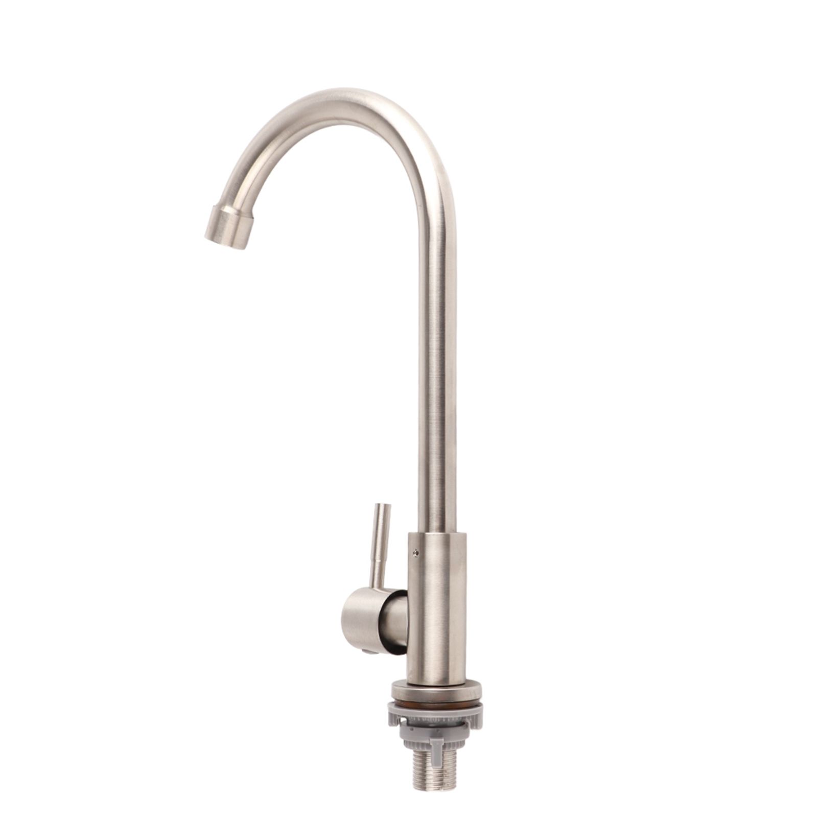 G1/2in Thread Stainless Steel Single Cold Single Hole Sink Water Tap 360 view 5