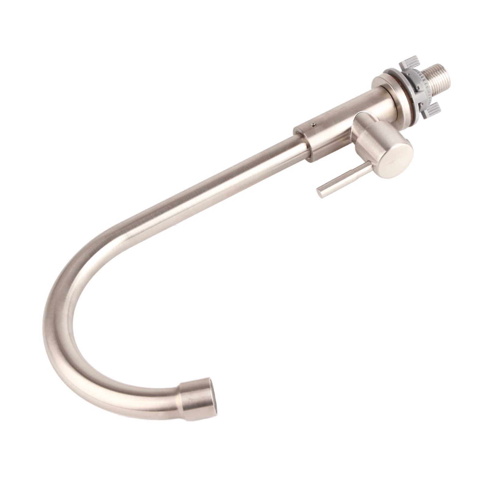 G1/2in Thread Stainless Steel Single Cold Single Hole Sink Water Tap 360 view 7