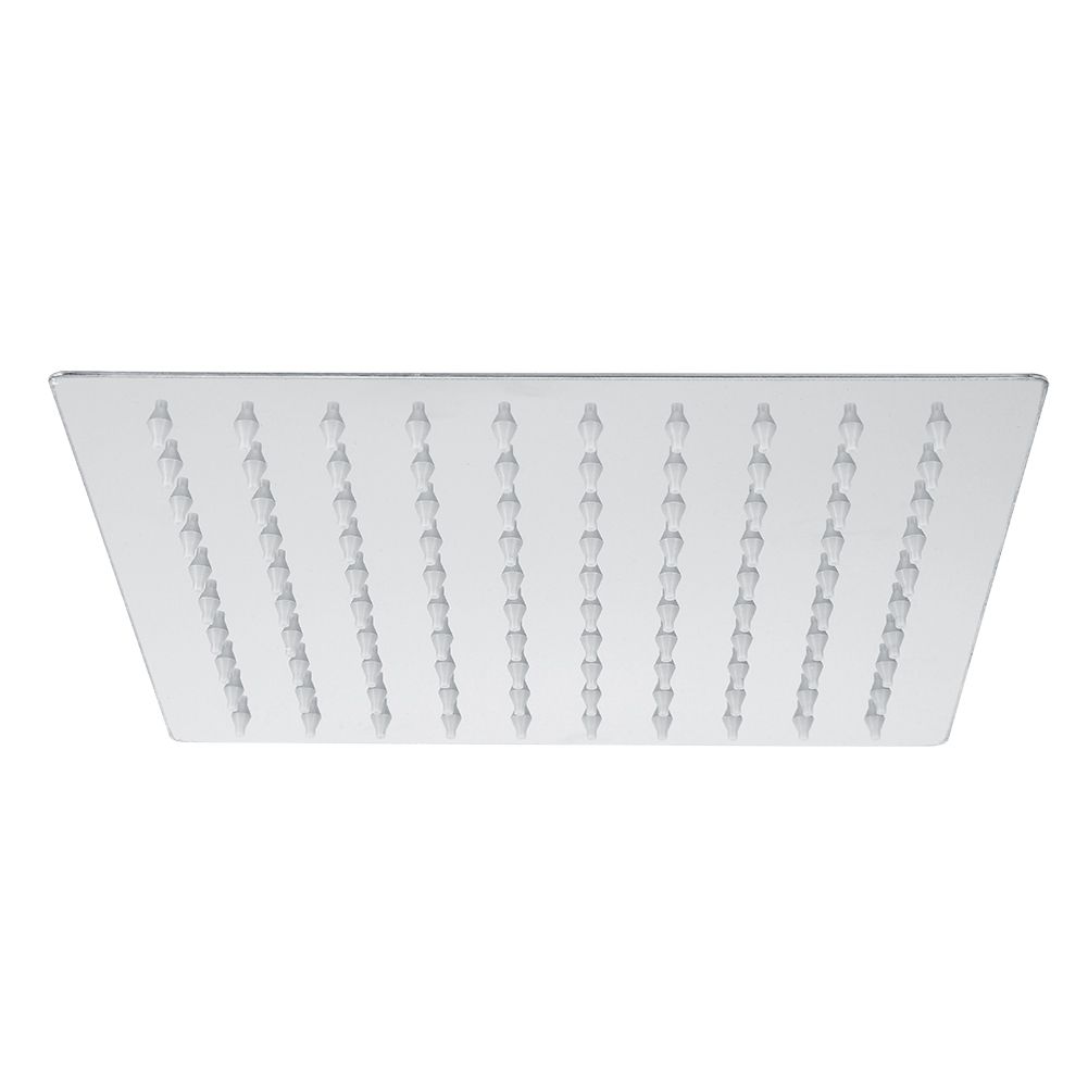 G1/2in Thread Wall Mounted Stainless Steel 8in Rainfall Showerhead Top Spray view 3
