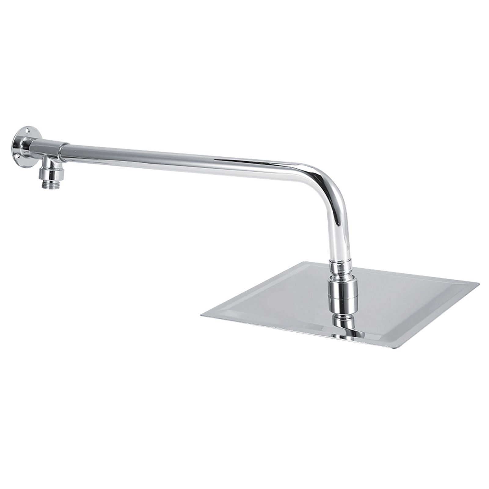 G1/2in Thread Wall Mounted Stainless Steel 8in Rainfall Showerhead Top Spray