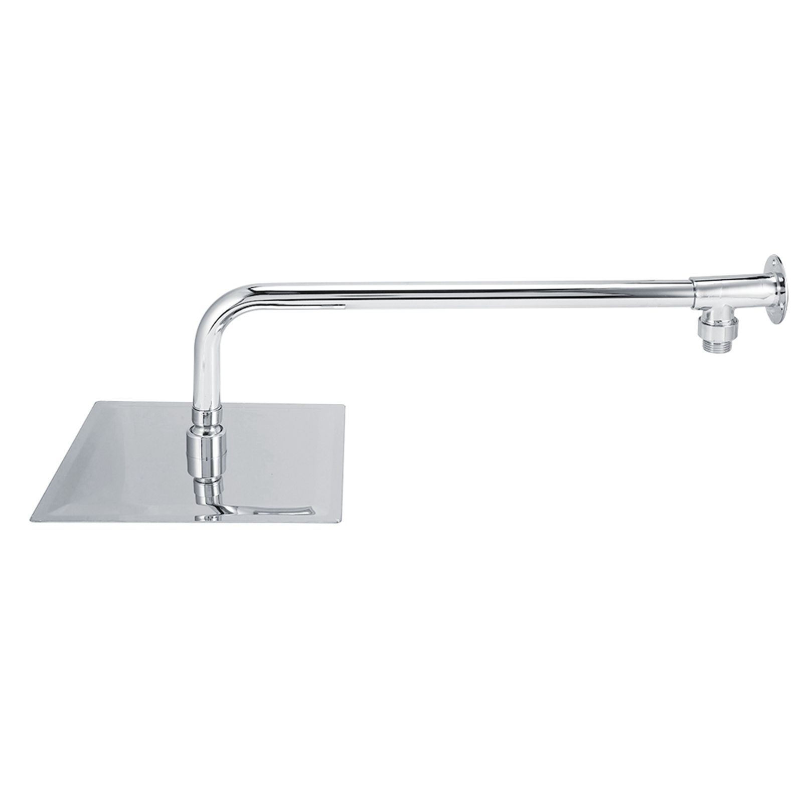 G1/2in Thread Wall Mounted Stainless Steel 8in Rainfall Showerhead Top Spray view 3