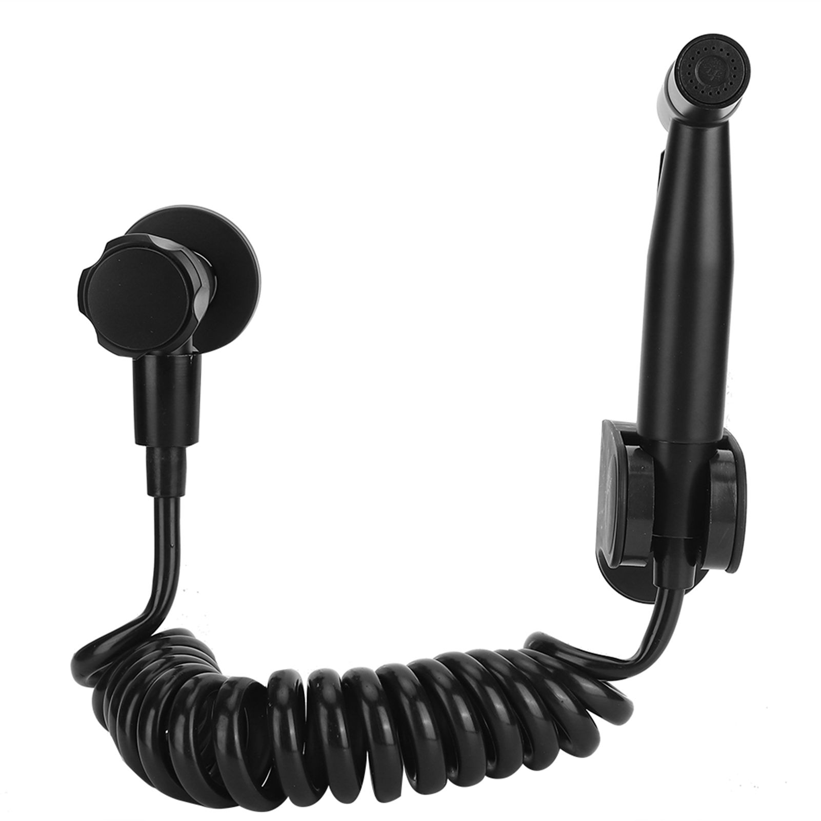 G1/2 Stainless Steel Thread Bidet Sprayer Set for Bathroom Toilet Black B Style